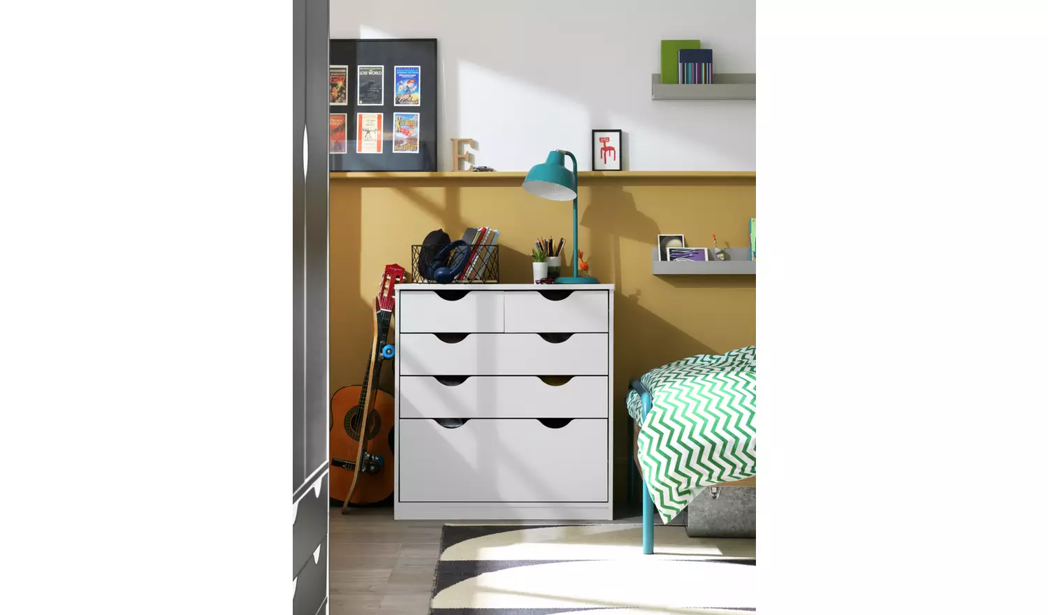 Habitat Kids Pagnell 5 Drawer Chest - White