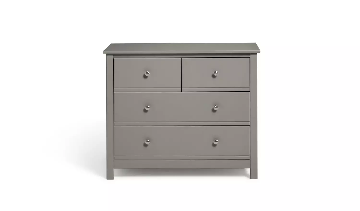 Habitat Brooklyn 4 Drawer Chest- Grey