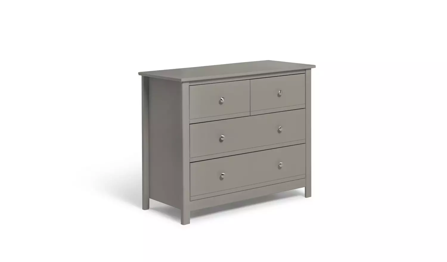 Habitat Brooklyn 4 Drawer Chest- Grey