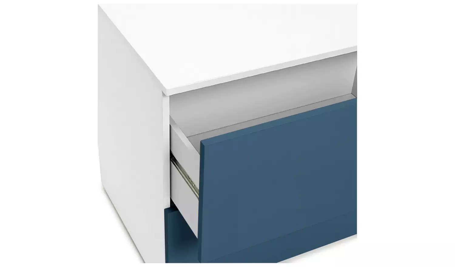 Habitat Kids Pod 2 Low Drawer Chest - Blue