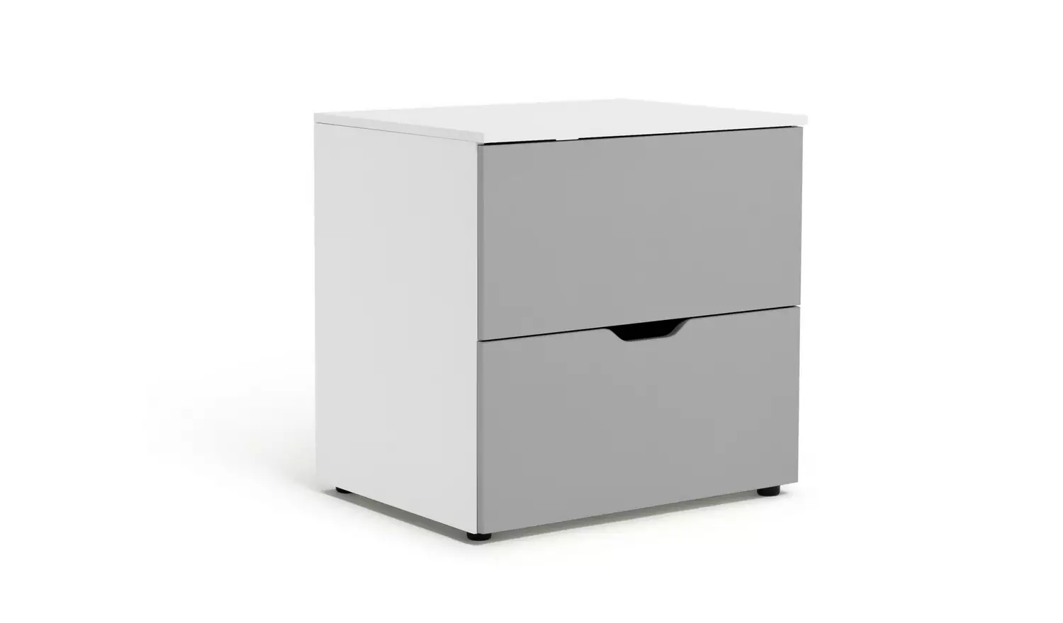 Habitat Kids Pod Low 2 Drawer Chest - Grey