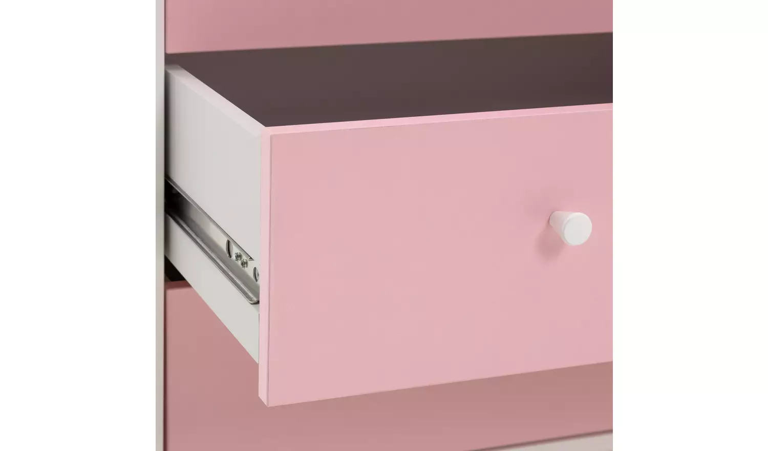 Argos Home Kids Malibu 6 Drawer Chest - Pink & White