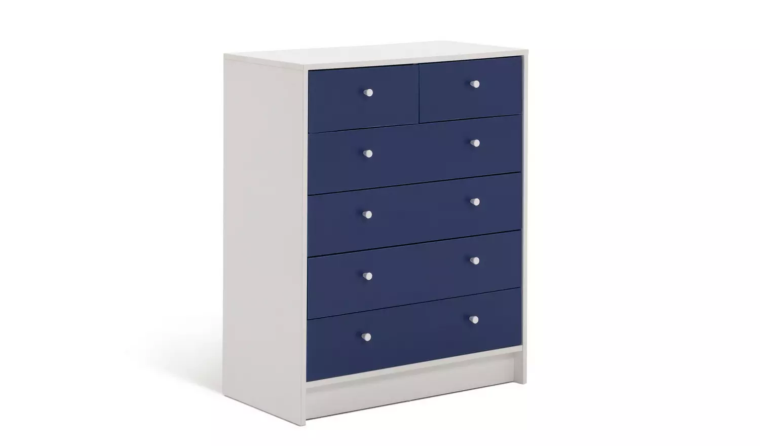 Argos Home Kids Malibu 6 Drawer Chest - Blue & White