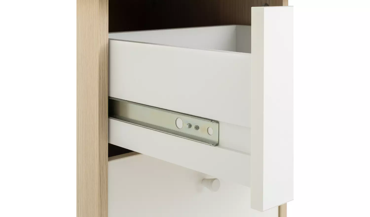 Argos Home Kids Malibu 3 Drawers Desk - White and Acacia