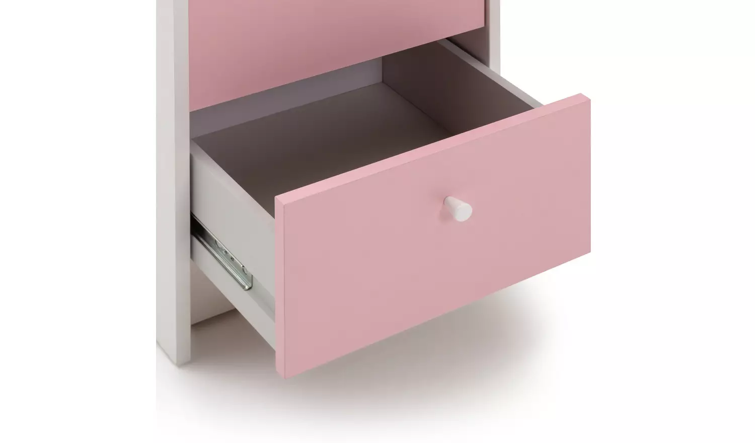 Argos Home Kids Malibu 3 Drawers Desk - Pink & White