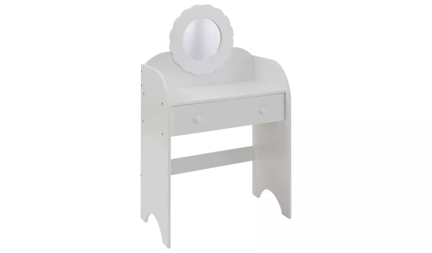 Liberty House Kids Mirror Dressing Table And Stool - White