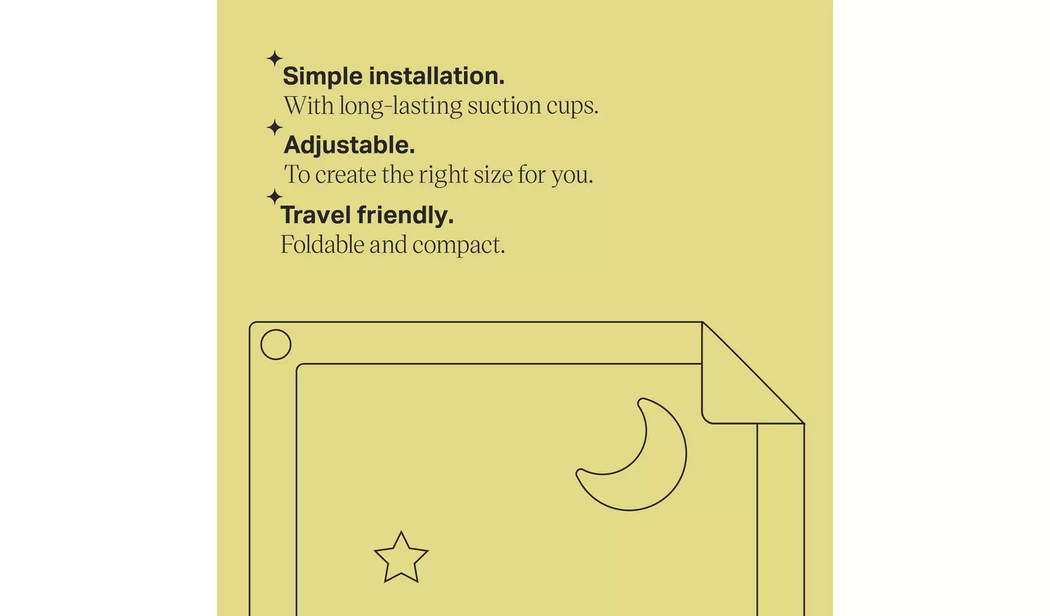 Tommee Tippee Portable Black Out Blind Regular