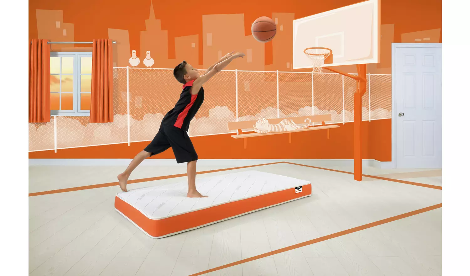 JAY-BE Simply Kids Foam Free Shorty size Mattress 75 x 175cm