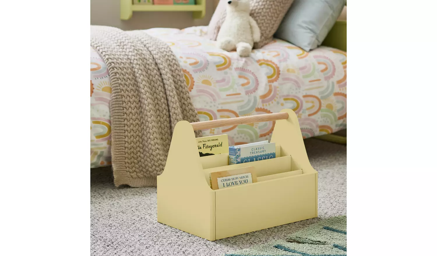 Habitat Kids Maia Book Storage Box - Yellow