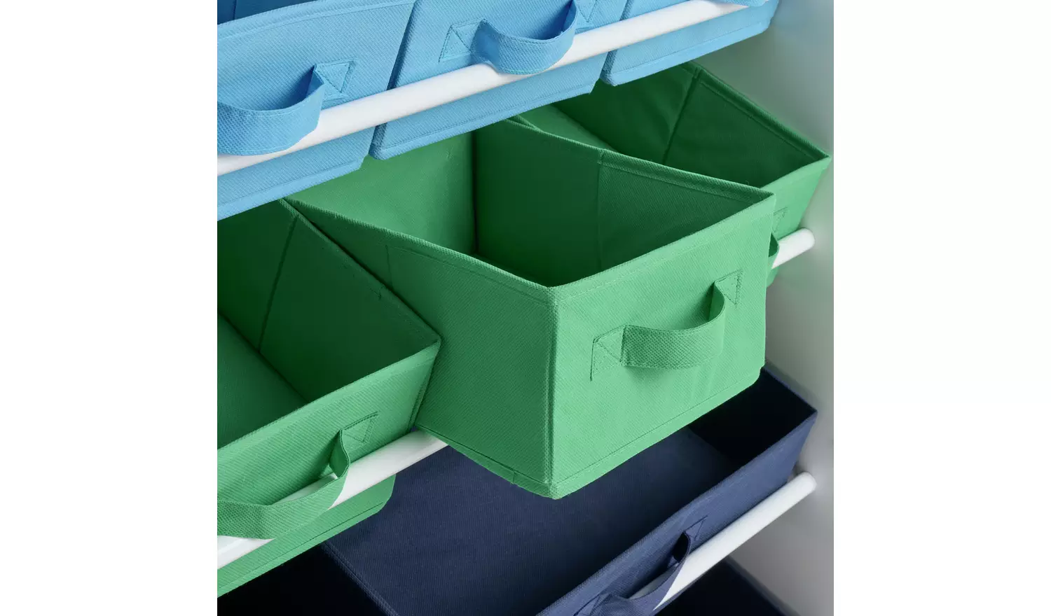 Argos Home Kids 4 Tier Basket Storage Unit - Blue