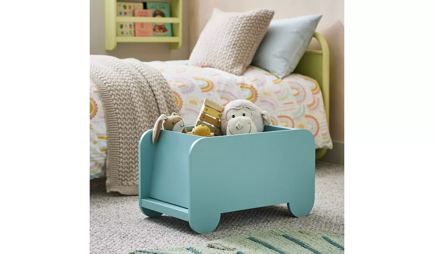 Habitat Kids Maia Storage Trunk - Blue