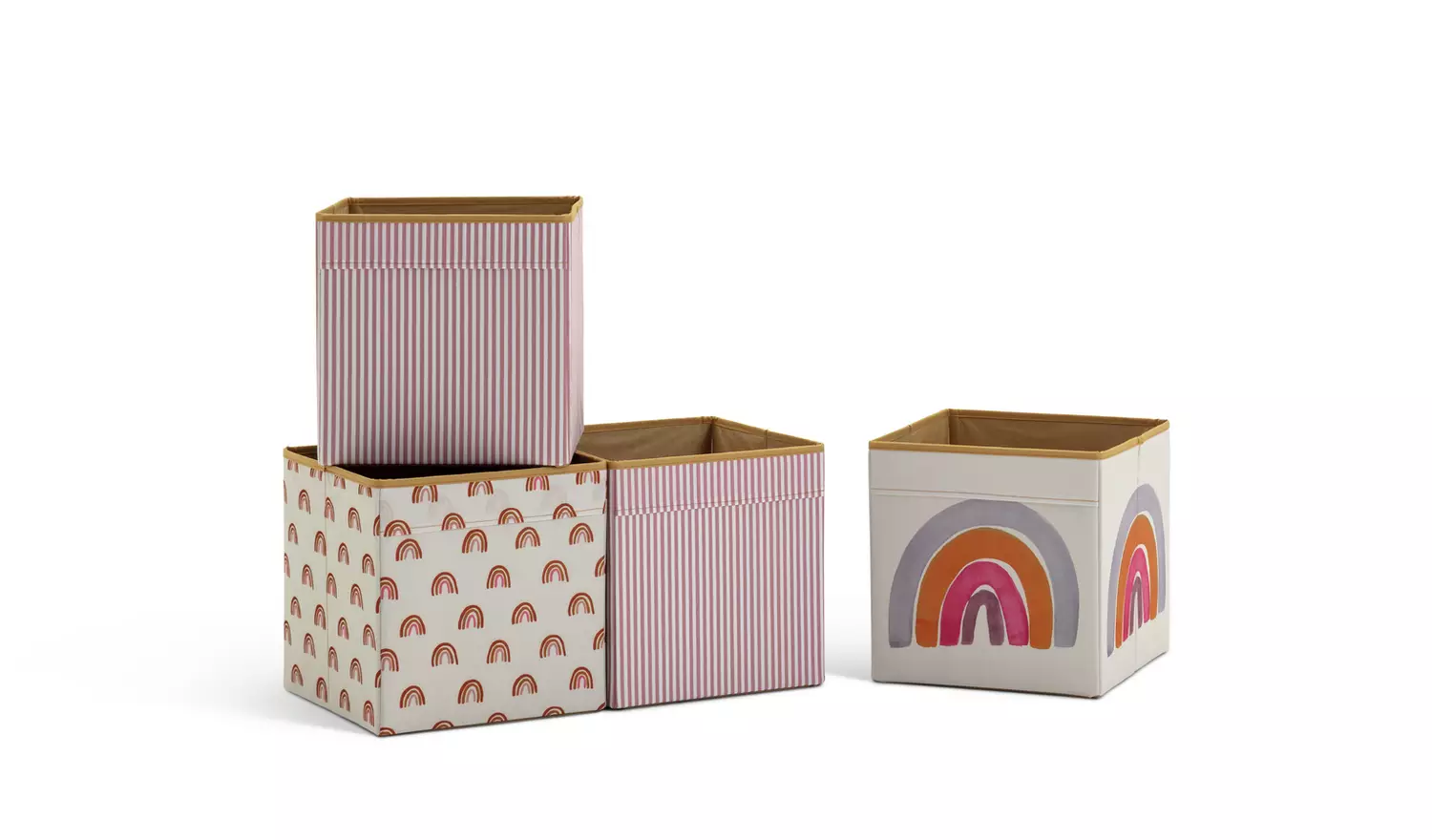 Habitat Rainbow Canvas Boxes