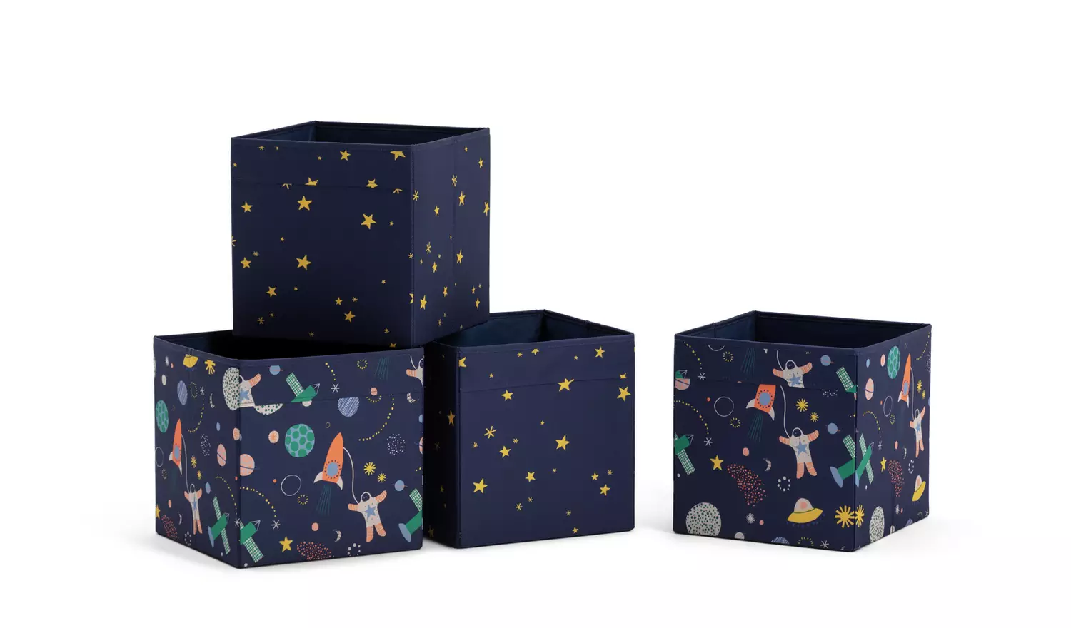 Habitat Space Set of 4 Storage Boxes