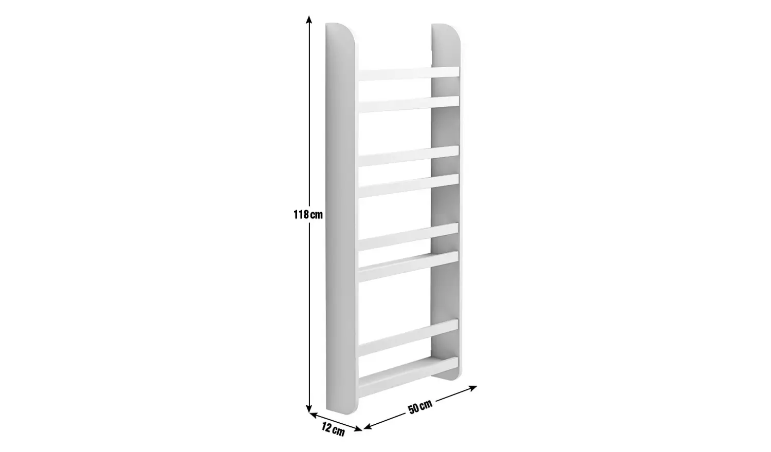 Habitat Kids Scandinavia Wall Mounted Bookcase - Duck Egg