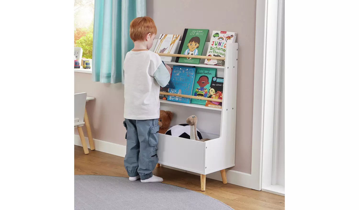 Liberty House Kids Bookcase and Storage Unit - White