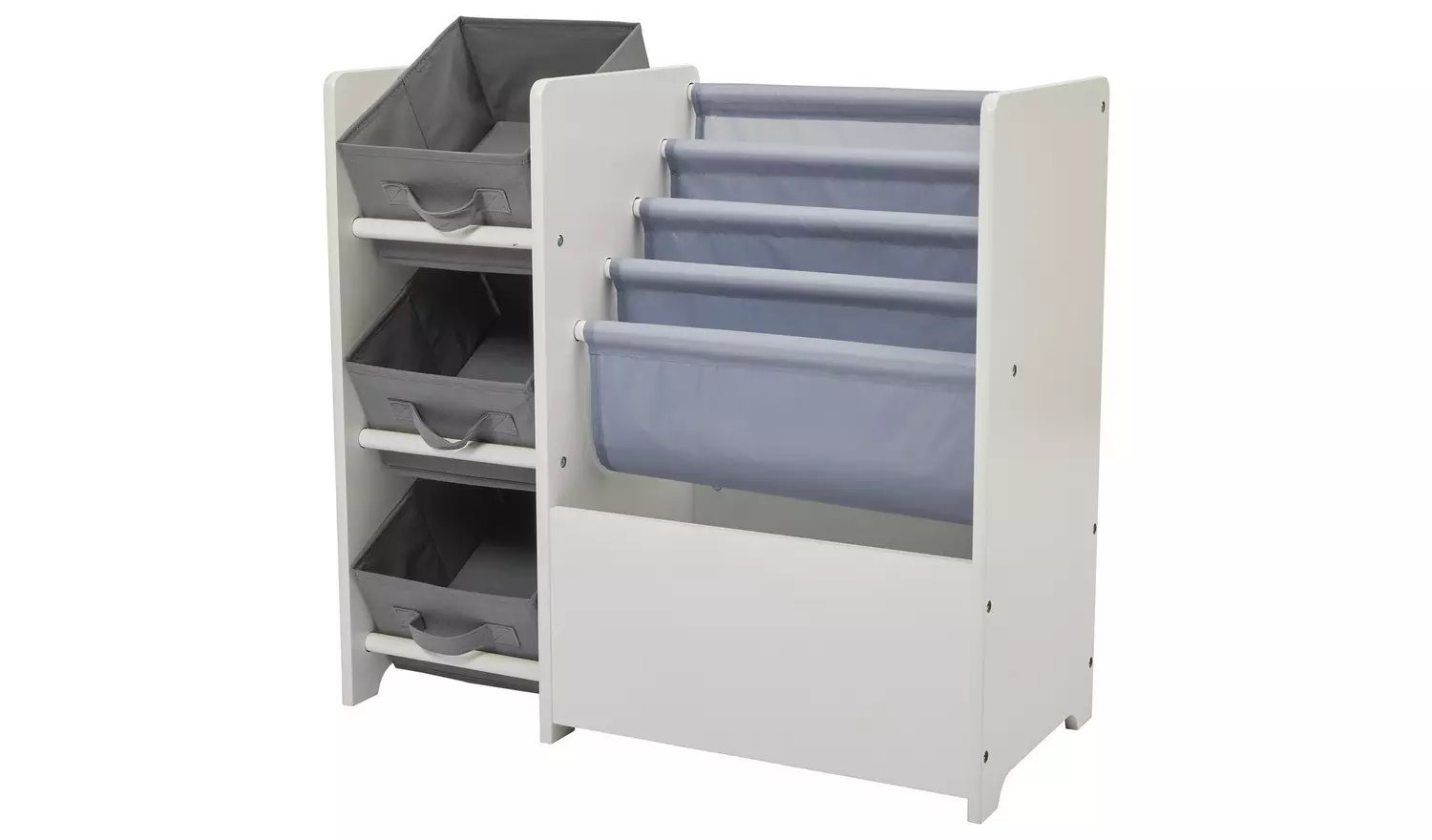 Liberty House Kids Book Sling Storage Unit - White