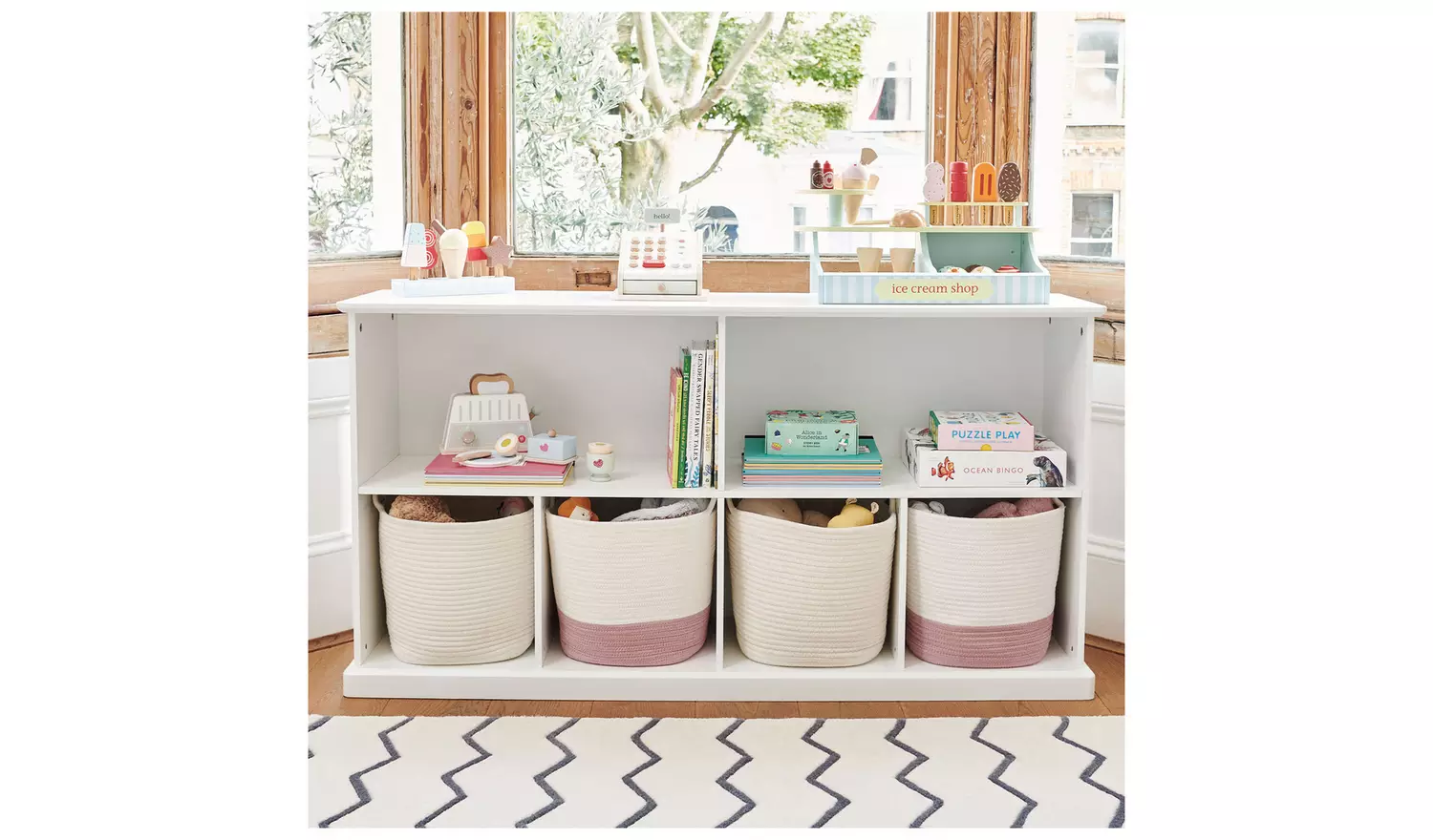 Great Little Trading Company Abbeville Storage Shelf - White