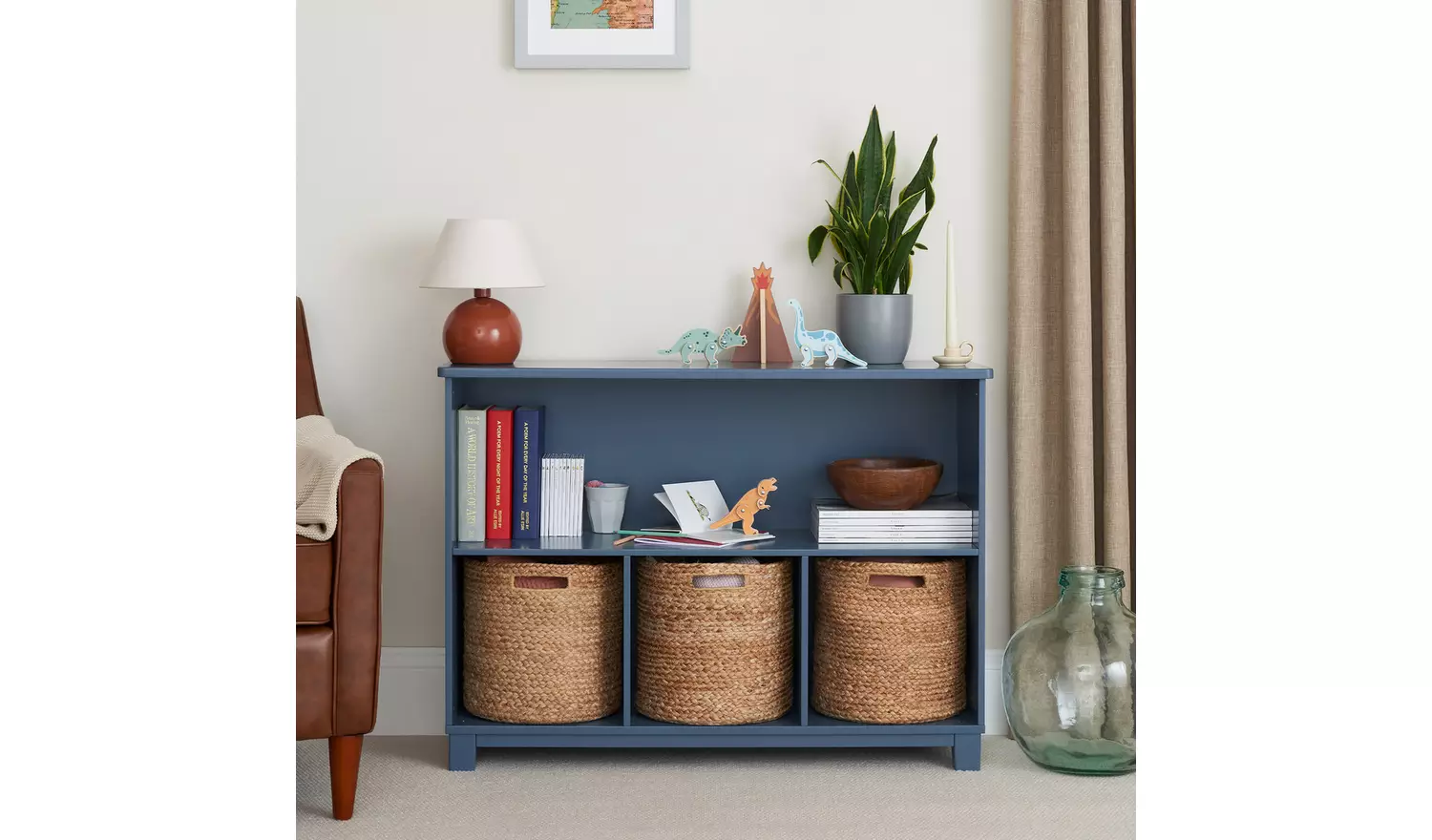 Great Little Trading Company Blake Storage Unit - Ocean Blue