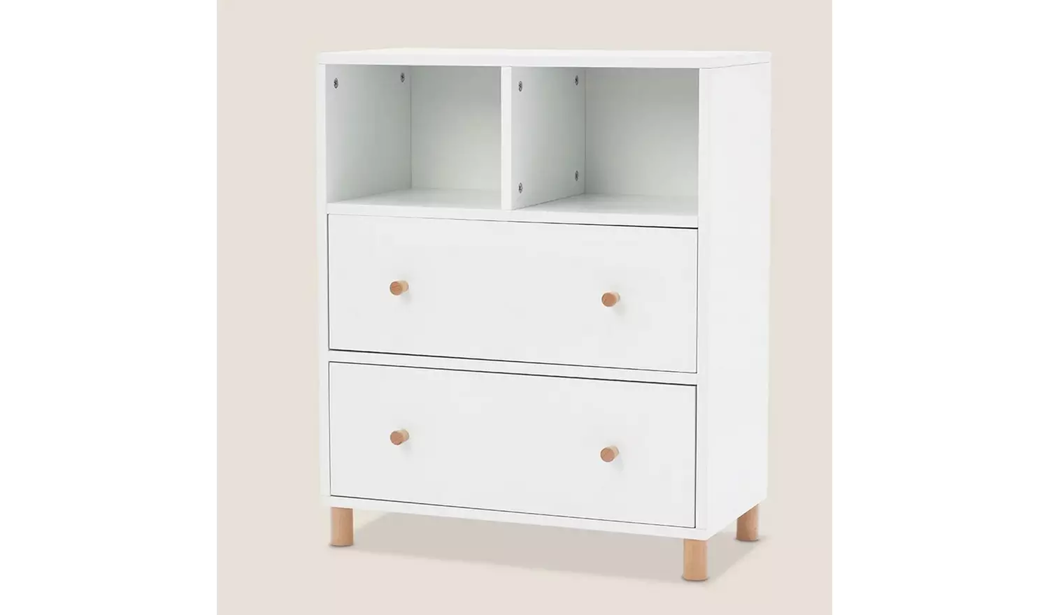 Great Little Trading Company Bloomsbury 2 Drawer Chest-White