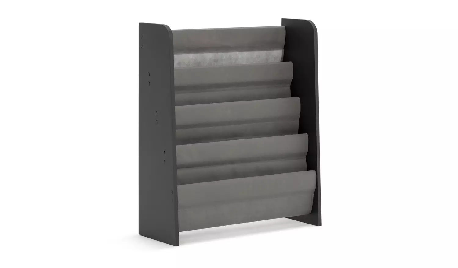 Argos Home Kids Short Book Tidy - Grey
