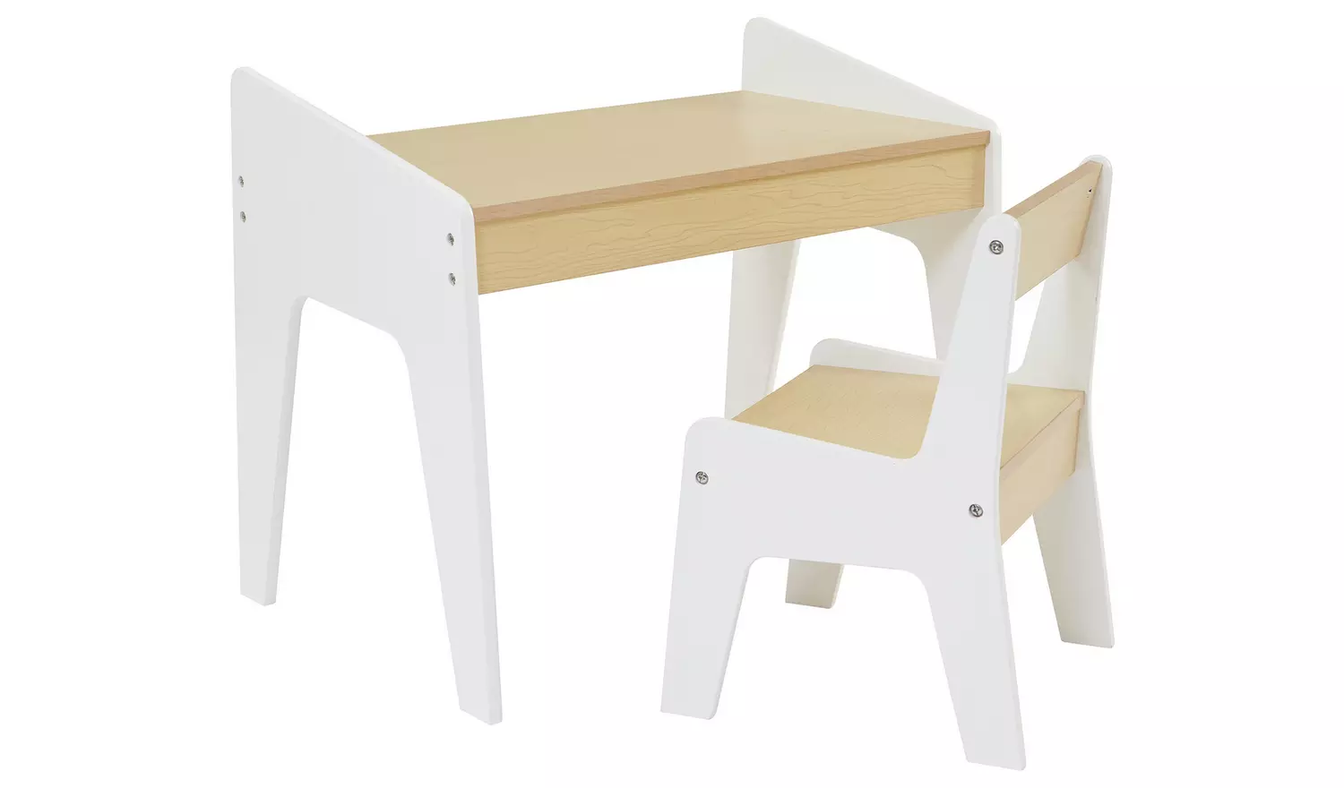 Liberty House Kids Desk And Chair - White Wood