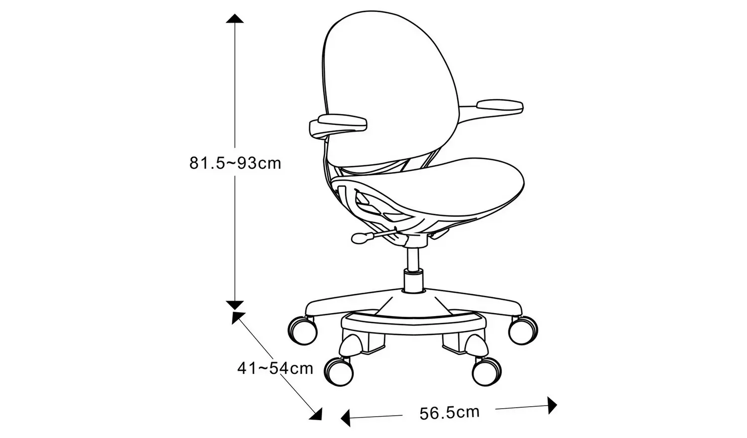 Habitat Mesh Kids Swivel Chair- Purple