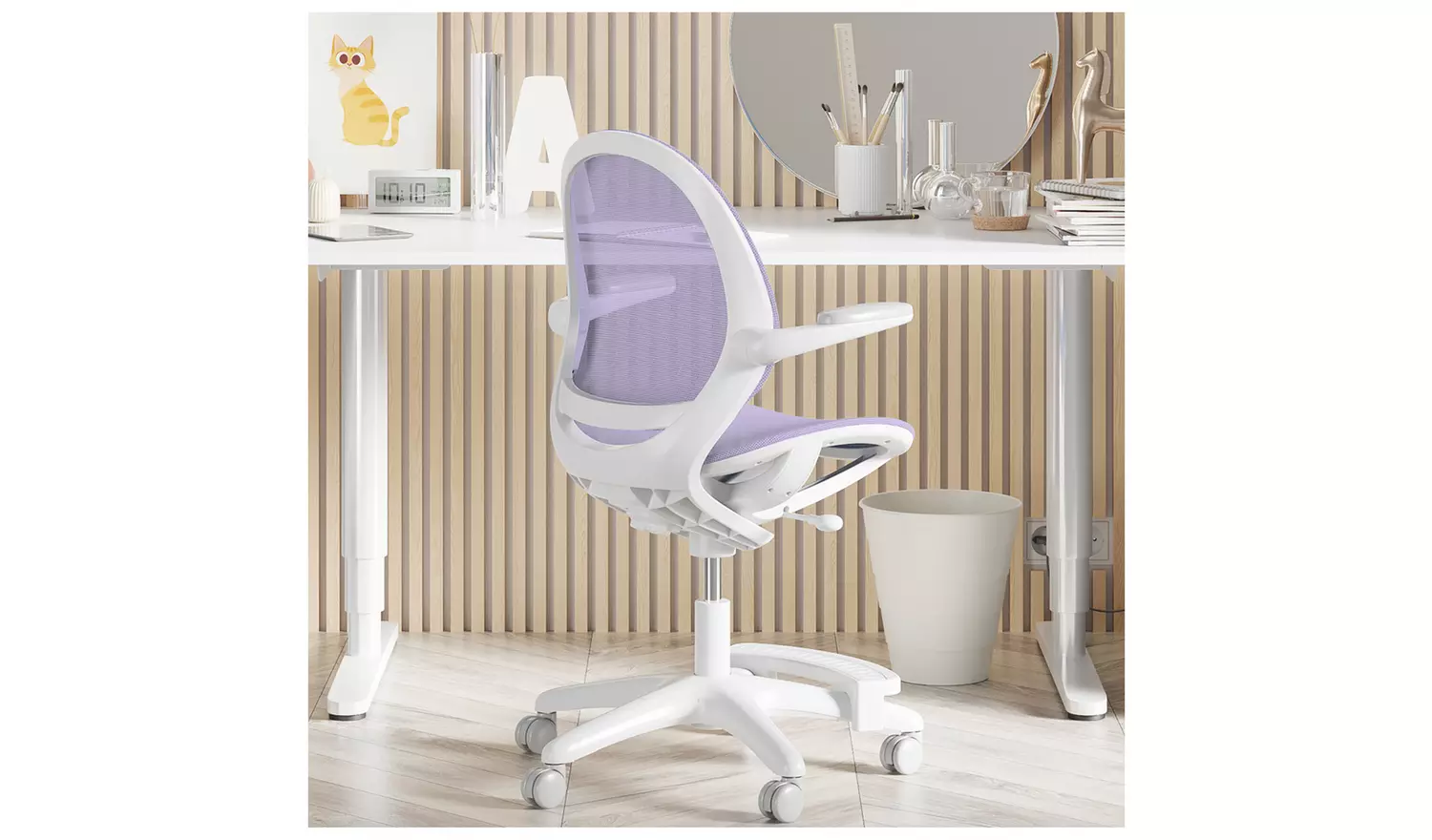 Habitat Mesh Kids Swivel Chair- Purple