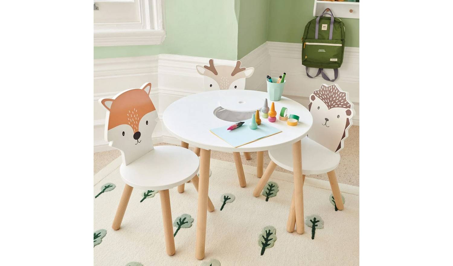 Great Little Trading Company Dandelion Toddler Table - White