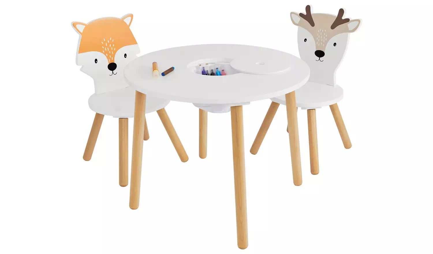 Great Little Trading Company Dandelion Toddler Table - White