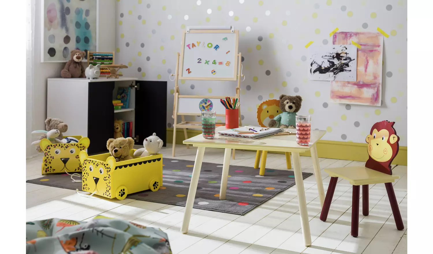 Liberty House Kids Toys Jungle Kids Table & 2 Chairs