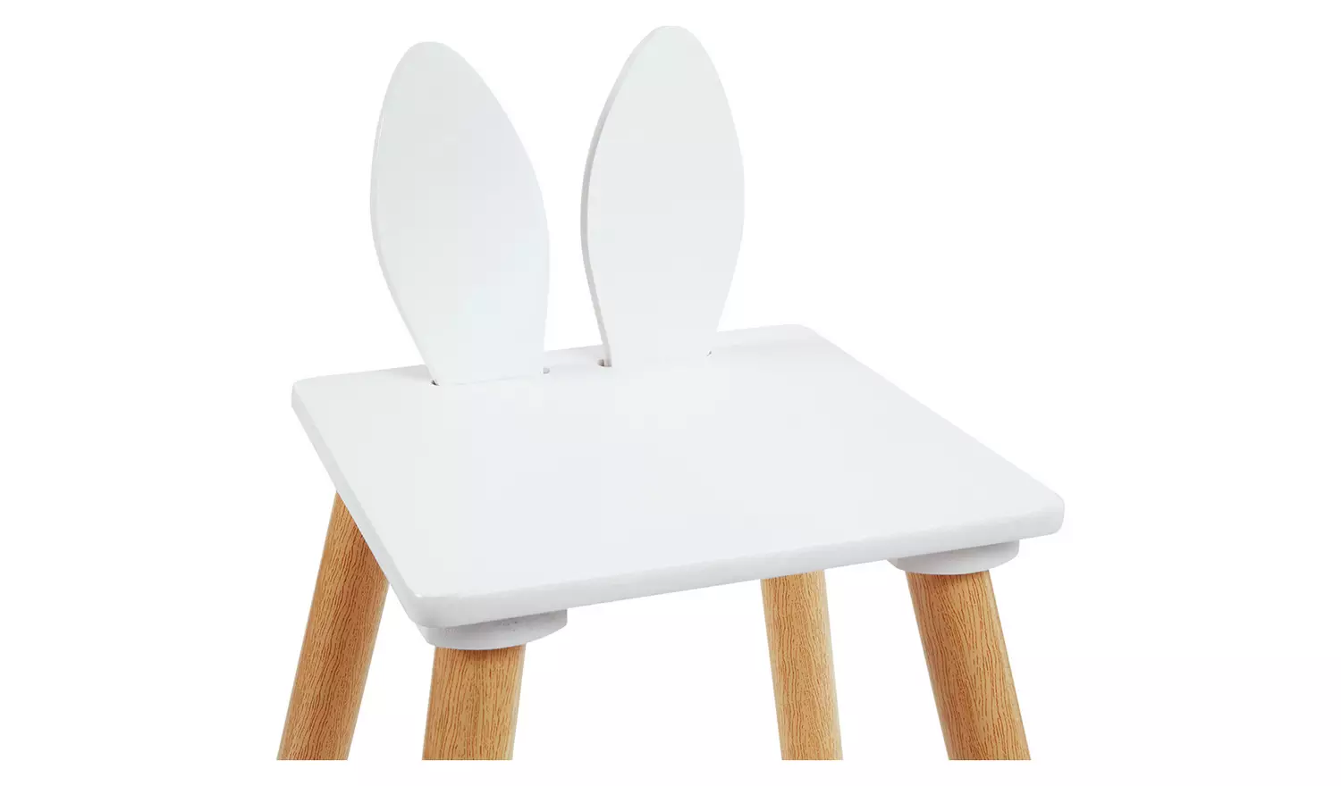 Liberty House Kids Toys Bunny Wood Table & 2 Chairs - White