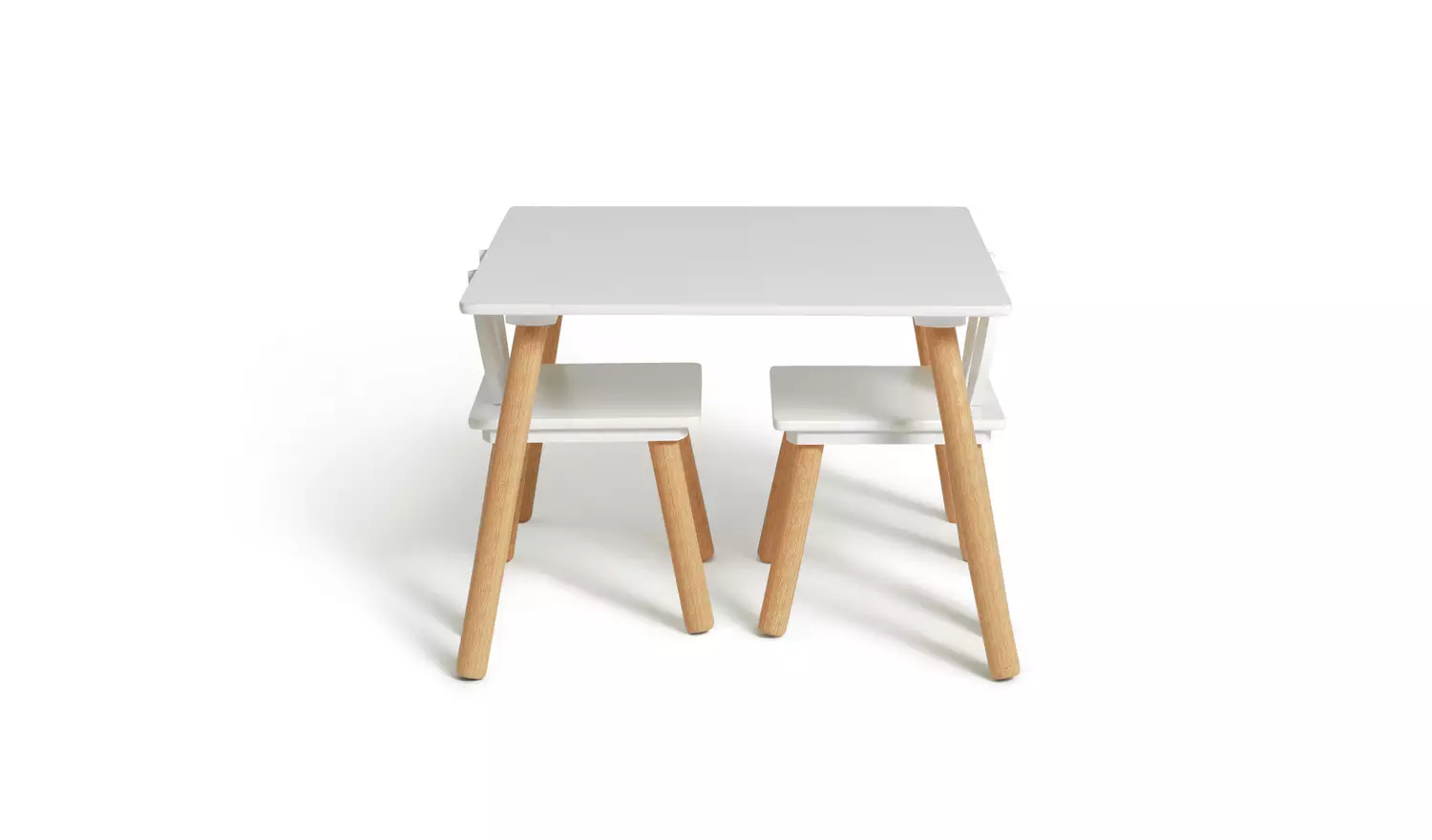 Liberty House Kids Toys Bunny Wood Table & 2 Chairs - White