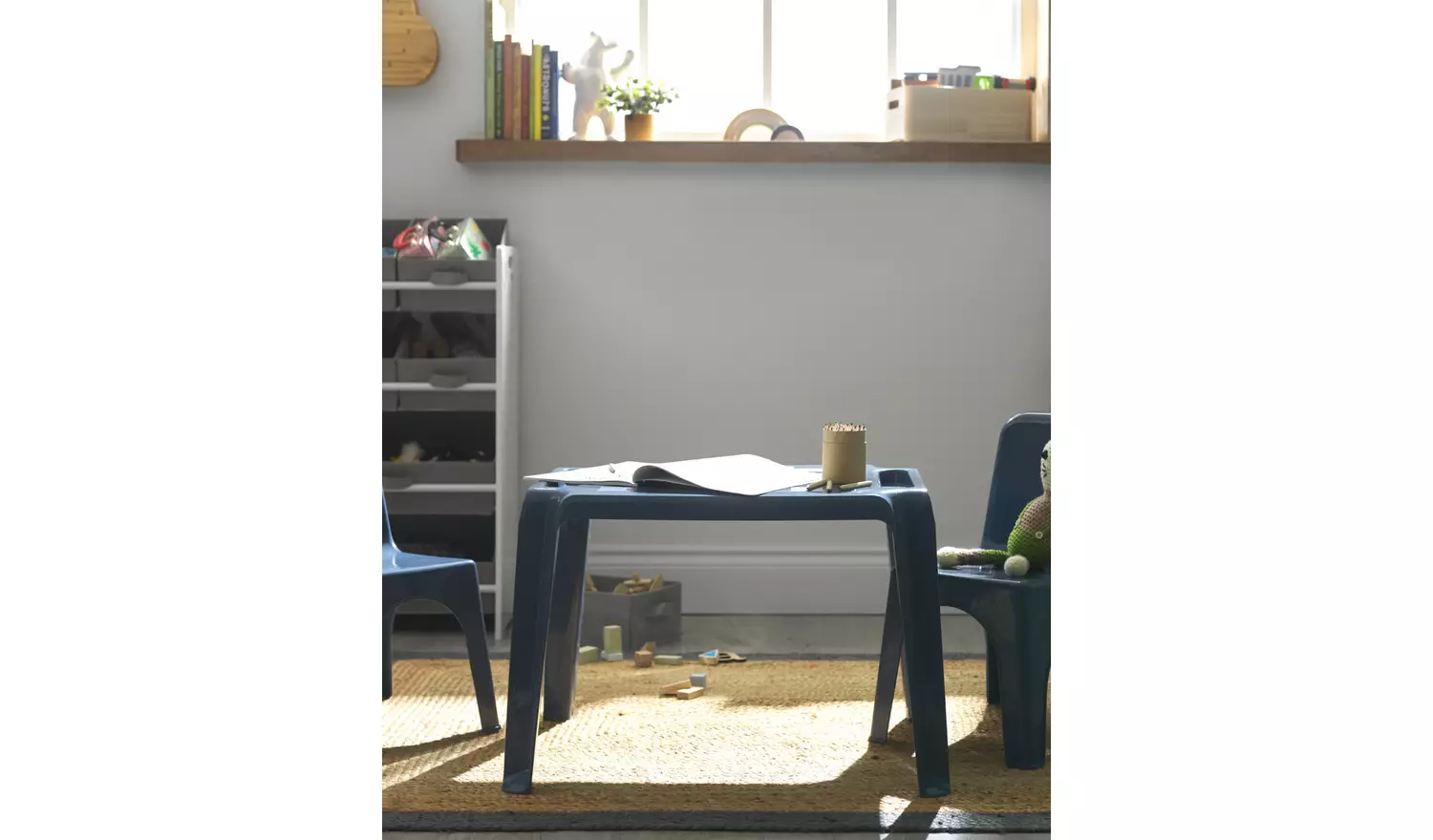 Bica Kids Plastic Table - Navy