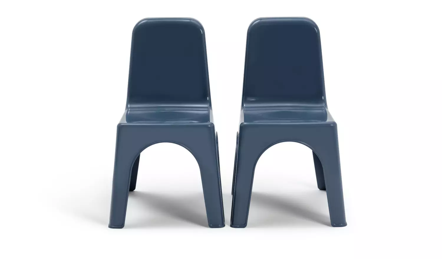 Bica Kids Set of 2 Navy Plastic Chairs