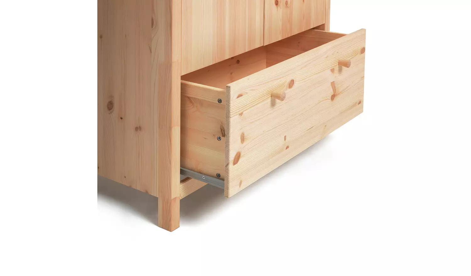 Argos Home Kids Scandinavia Short 2 Door Wardrobe - Pine