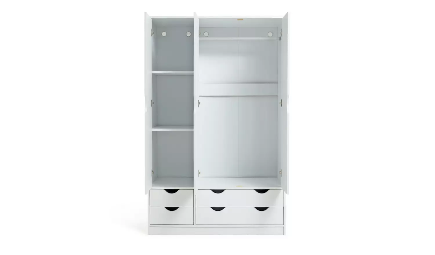 Habitat Kids Pagnell 3 Door 4 Drawer Wardrobe - White