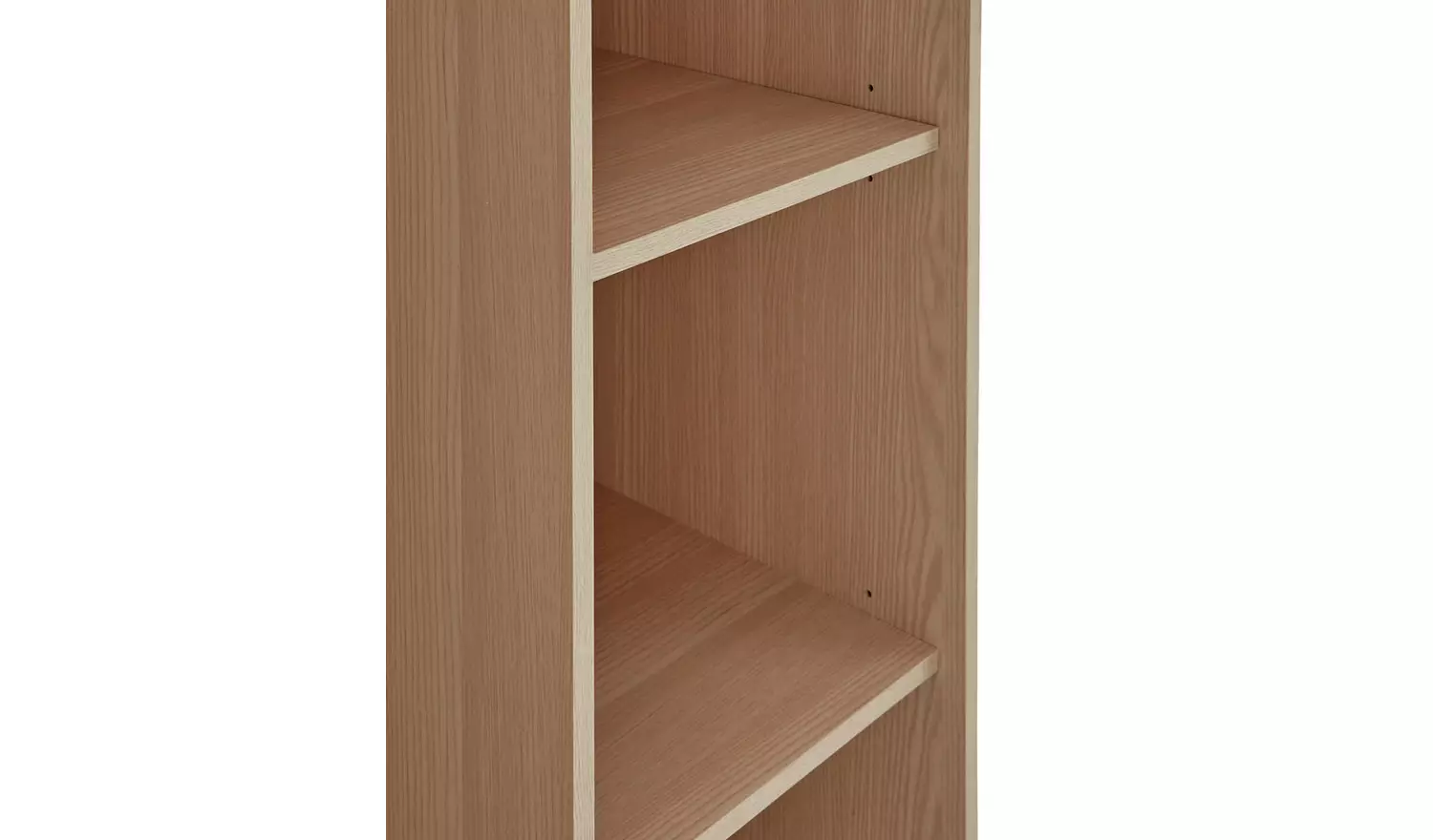 Argos Home Camden 1 Door Shelved Wardrobe - Grey and Acacia