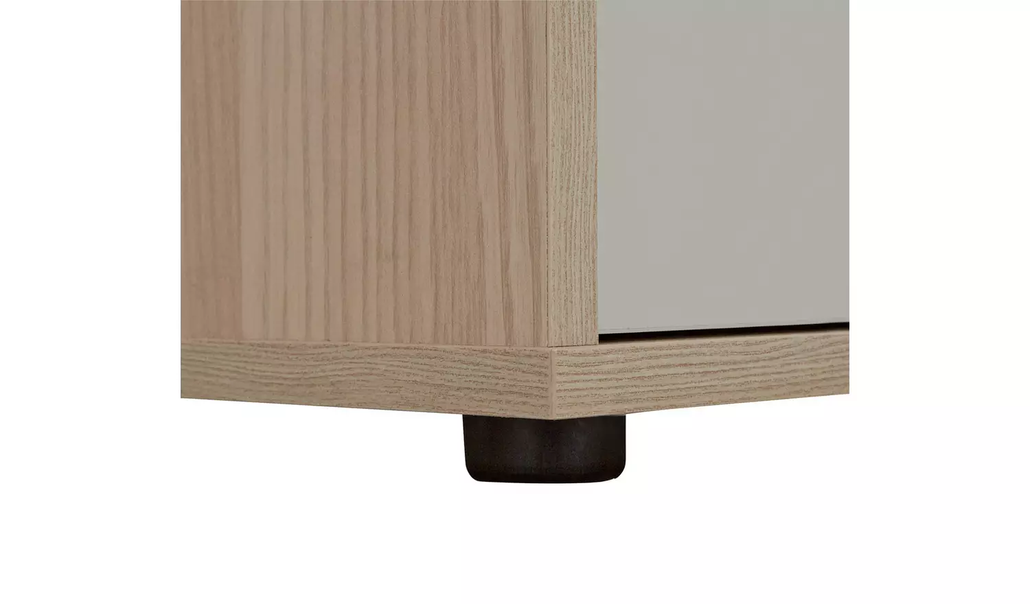 Argos Home Camden 1 Door Shelved Wardrobe - Grey and Acacia