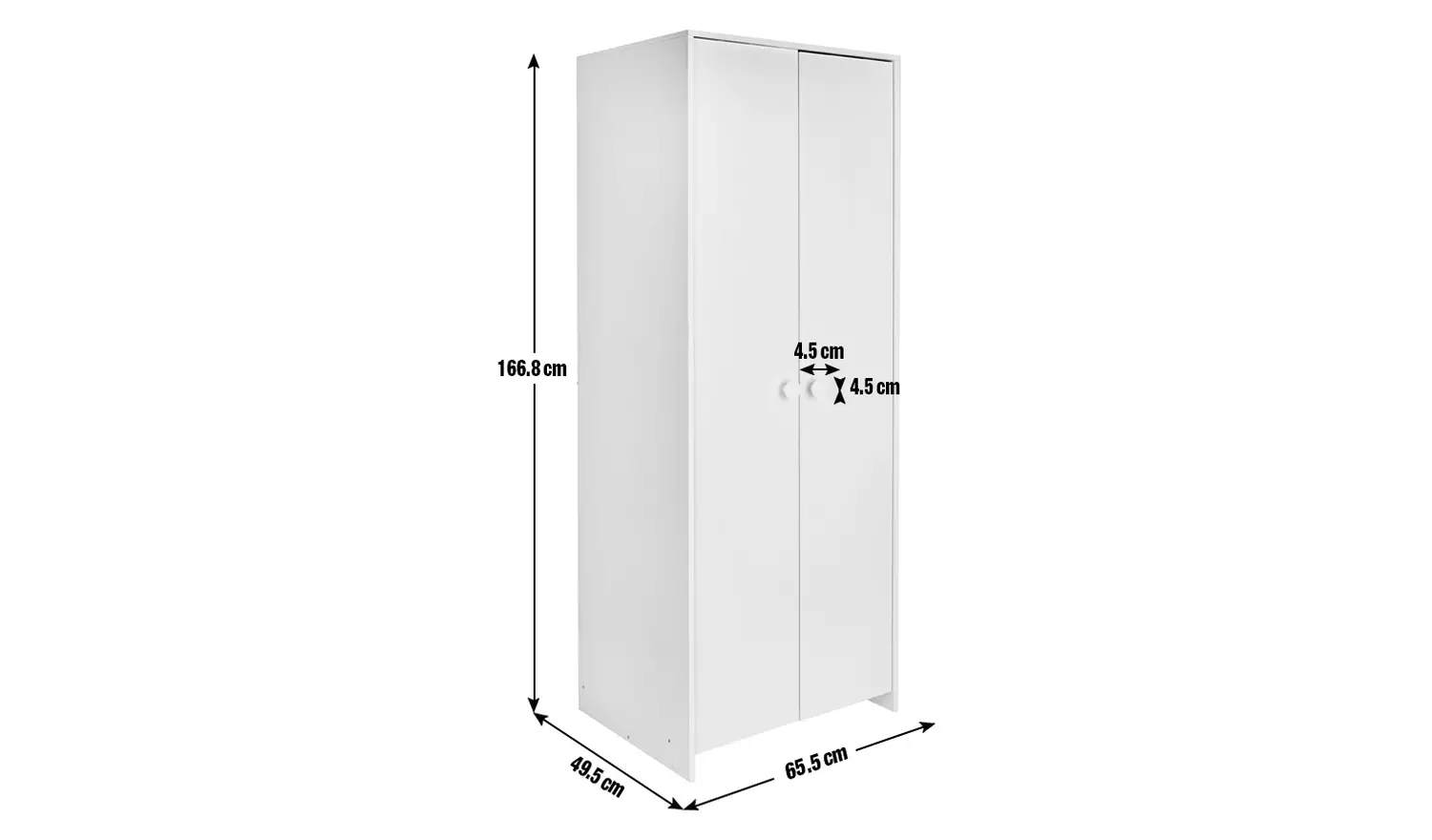 Argos Home Kids Juno 2 Door Wardrobe - White