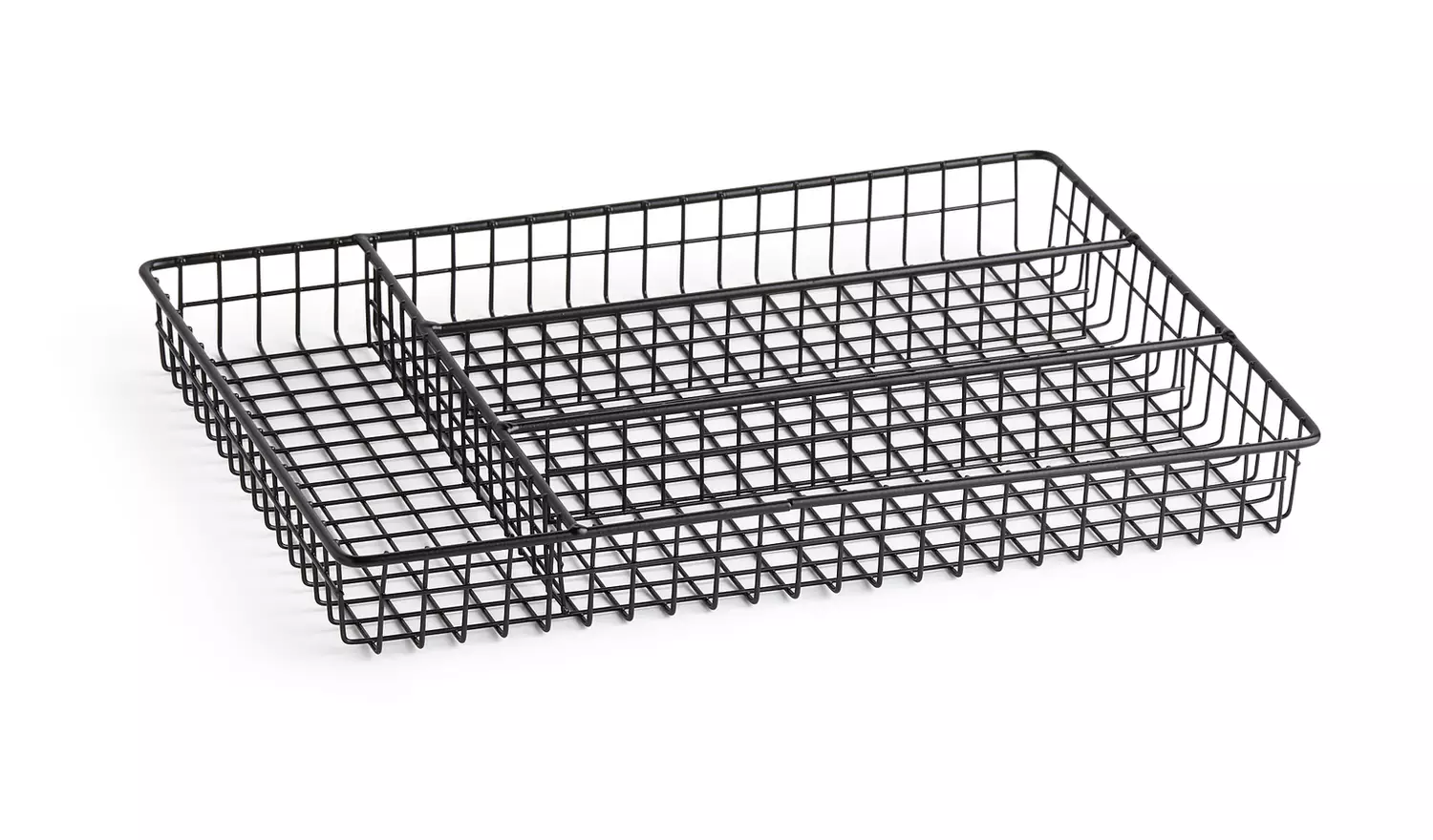 Habitat Nevin Cutlery Tray - Black