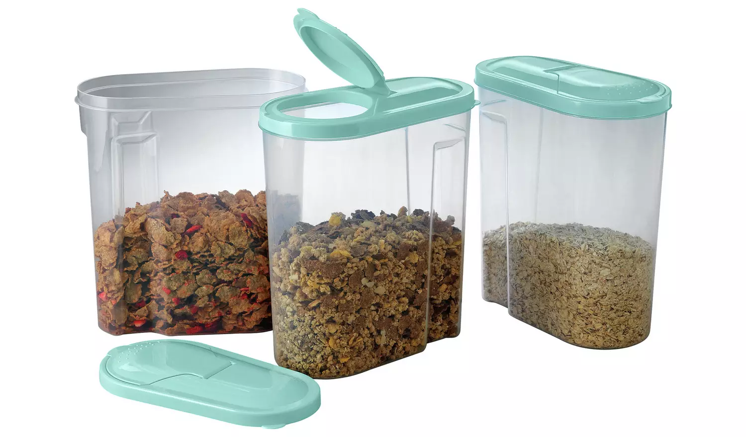 Argos Home 5 Litre Cereal Dispenser - Set of 3