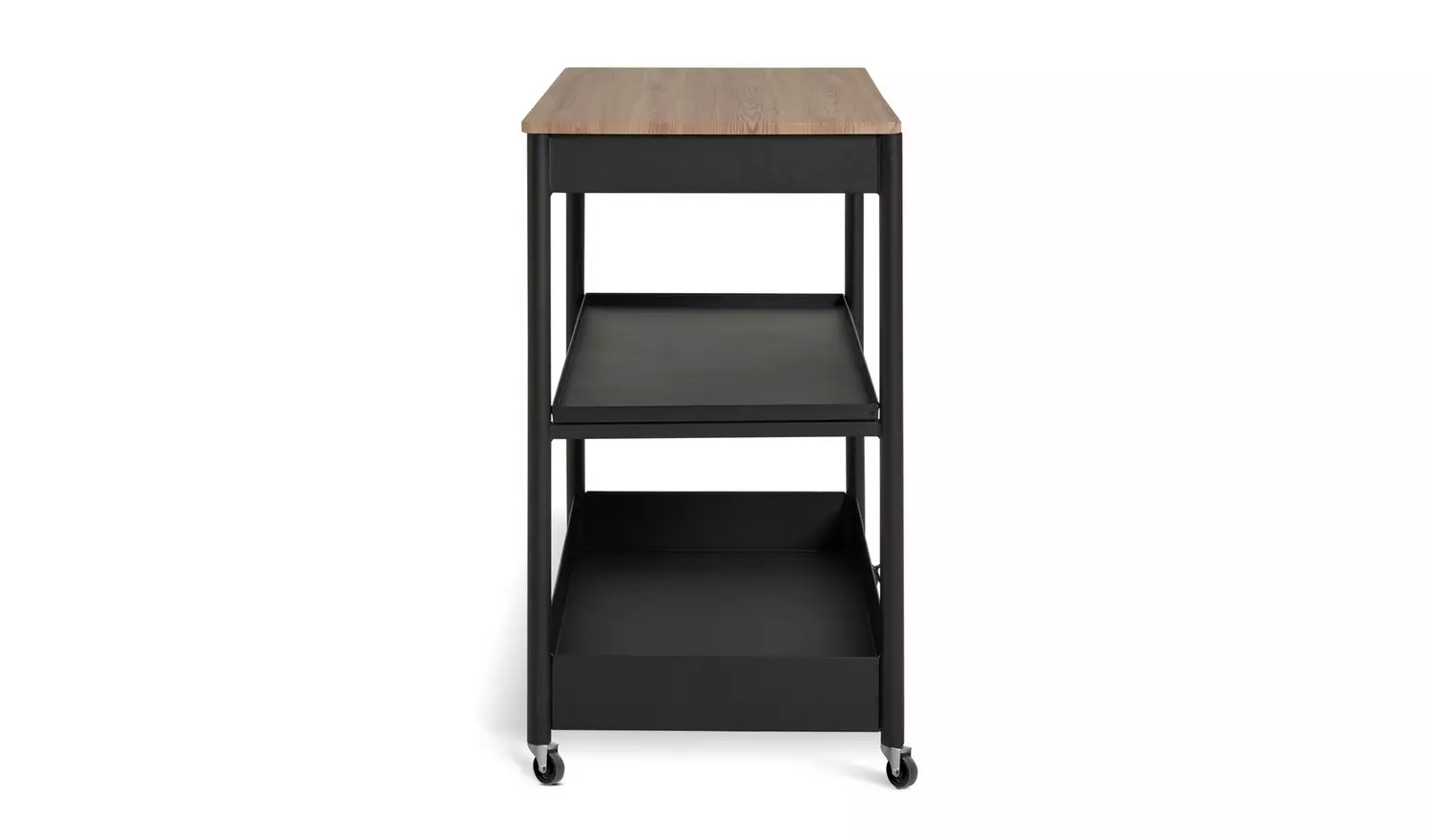 Habitat Kaylo Metal Kitchen Trolley - Black