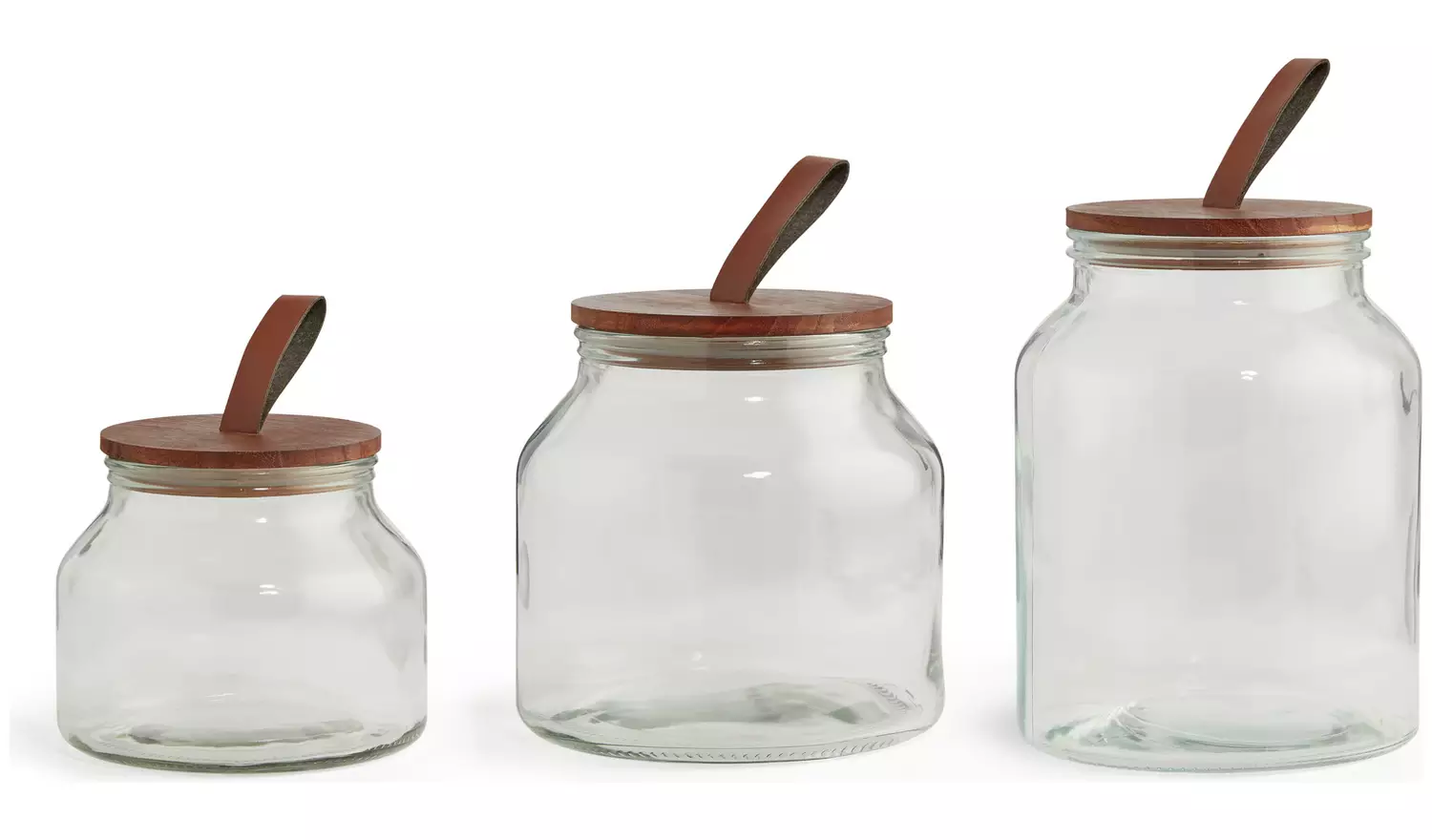 Habitat Set of 3 Glass Jar Set