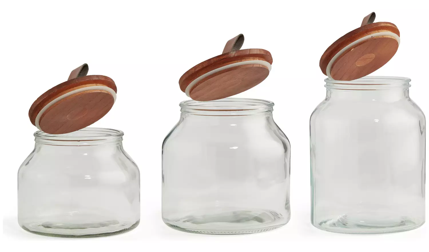 Habitat Set of 3 Glass Jar Set