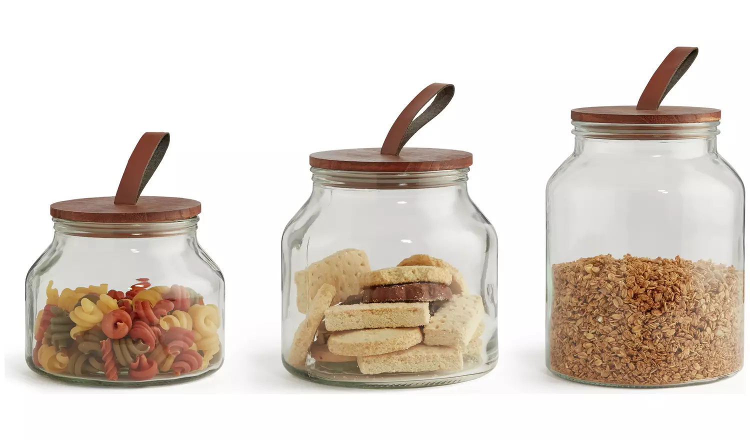 Habitat Set of 3 Glass Jar Set