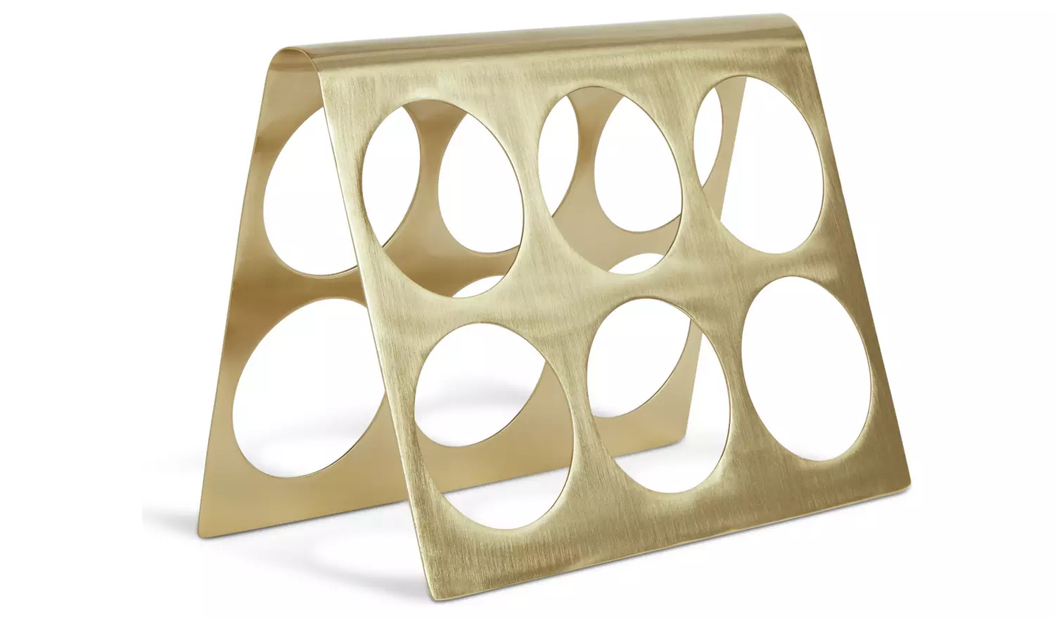 Habitat 60 Gold Edit 6 Bottle Wine Rack
