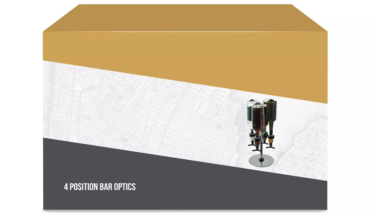 4 Bottle Revolving Optic Stand