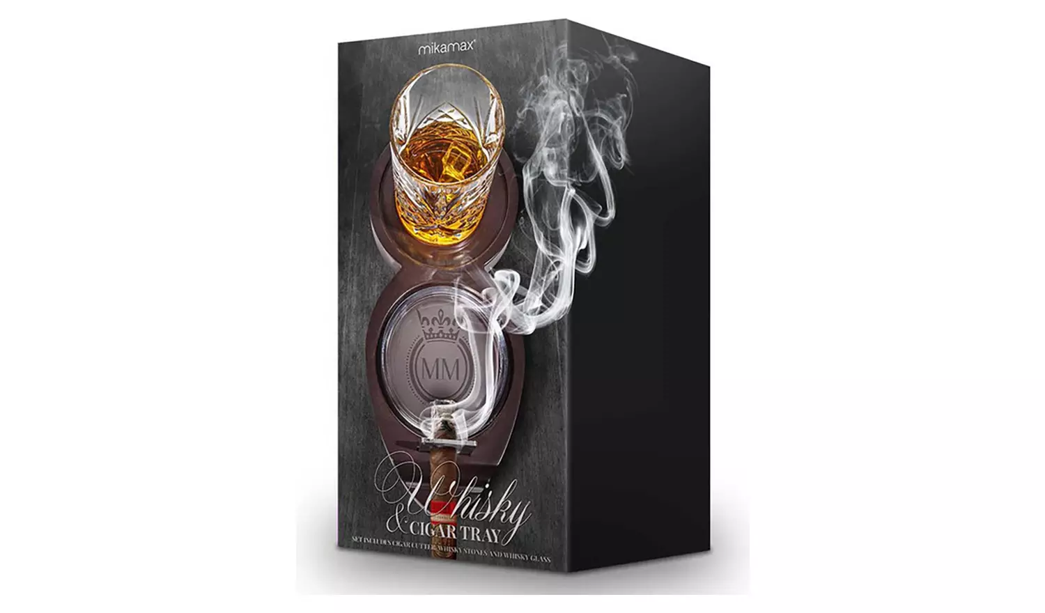 Menkind Whisky And Cigar Tray