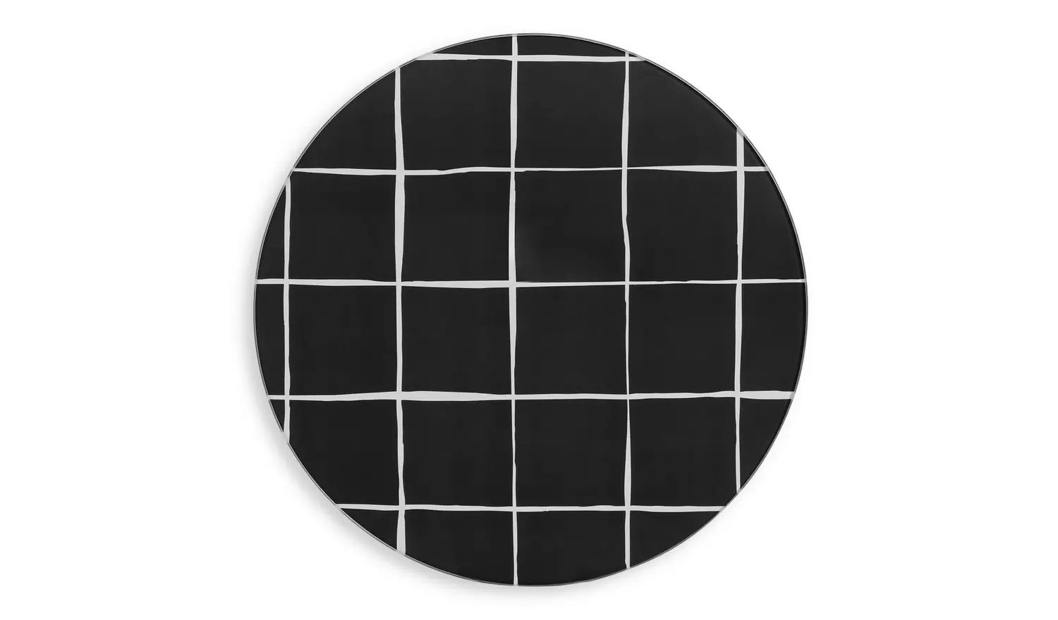 Habitat Printed Glass Worktop Saver - Black