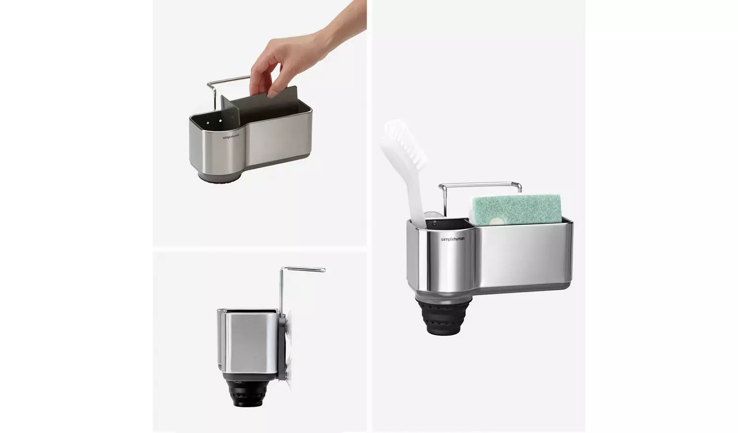 Simplehuman Sink Caddy - Brushed Steel